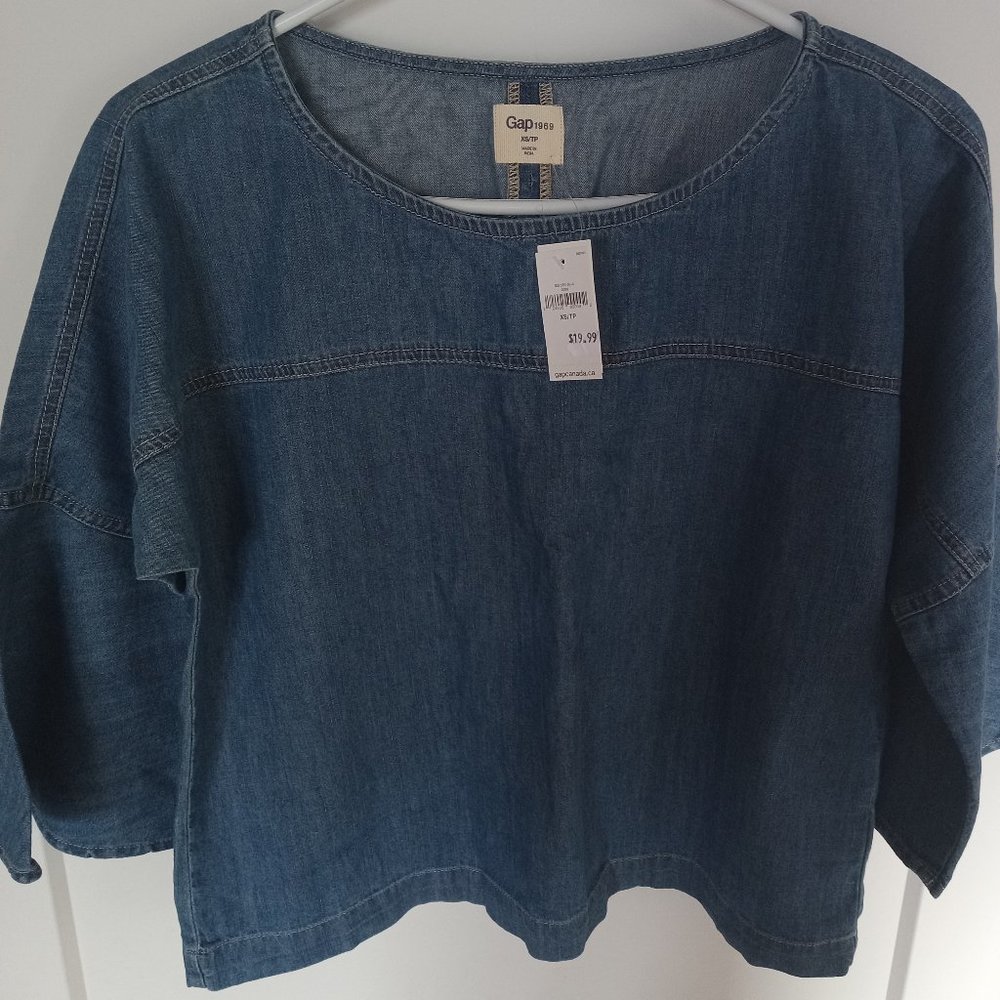 Gap jeans top XS